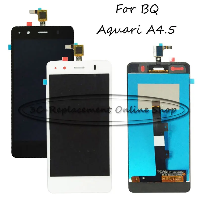 

Black/White LCD+TP For BQ Aquaris A4.5 LCD Display with Touch Screen Digitizer Smartphone Replacement