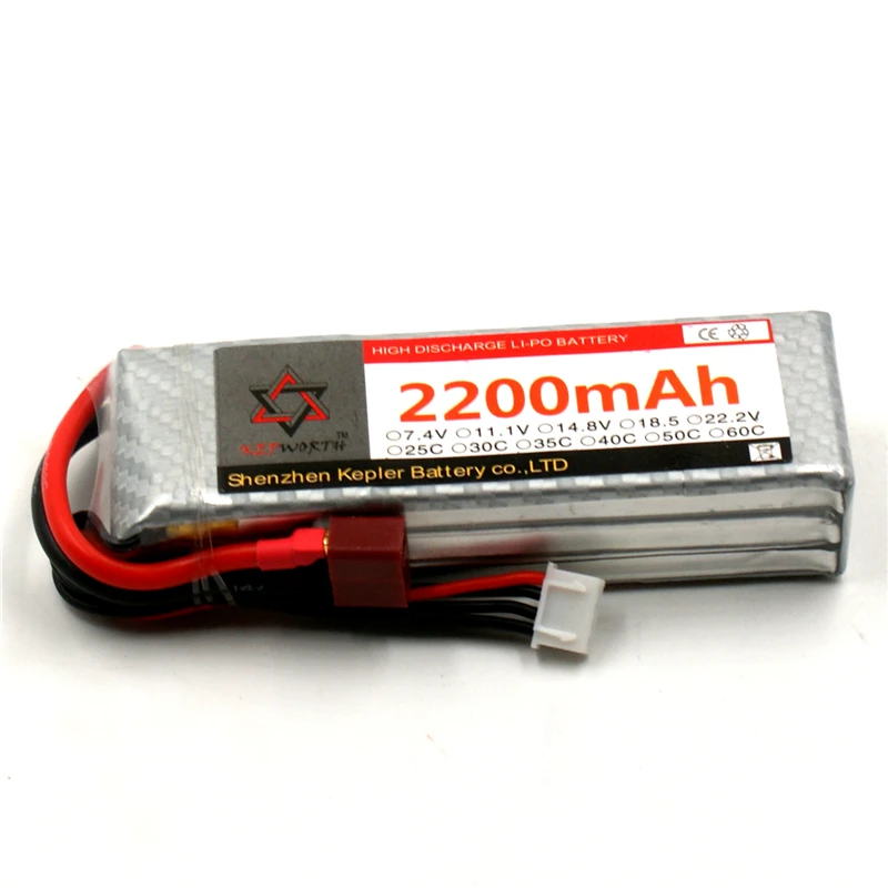 

Lipo Battery 3s 11.1v 2200mAh 35c Li-Polymer Battery For RC Car Plane Boat Helicopter Airplane Truck Tank