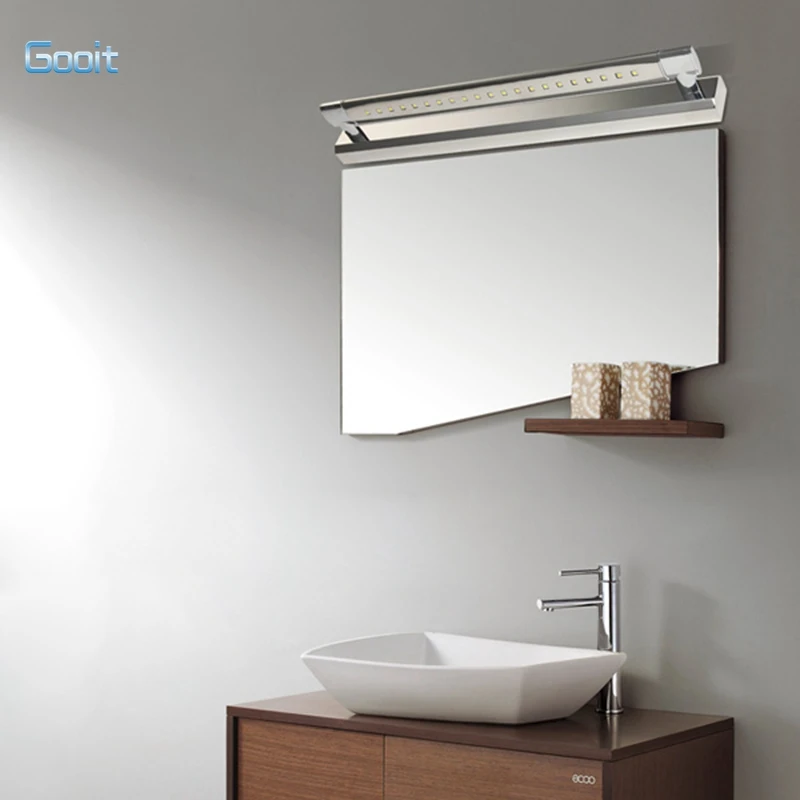 Modern k9 crystal led bathroom make up mirror light cool white wall sconces lamp 90 260v ...