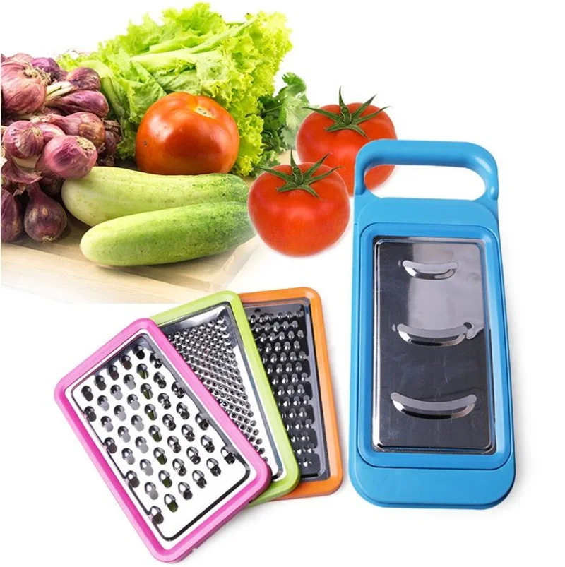 1PC Plastic Stainless Steel Multifunctional Vegetable Shredder Paring Knife Fruits And Vegetable Grater Potato Cutting Yarn
