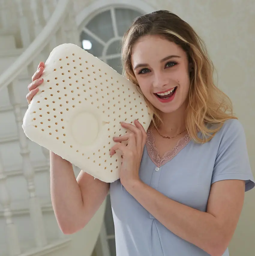 Thailand natural latex pillow small pillow size 30X25cm made of pure