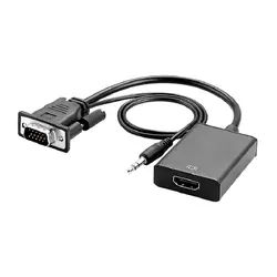 Высококачественный преобразователь аудиовизуальных систем Male-HDMI выход аудио USB кабель-переходник, адаптер портативный для ПК ТВ