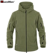 MAGCOMSEN Военные Руно Тактические Куртка softshell Polartec Тепловой Полярный Капюшоном Куртки и Пальто Мужчины Одежда AG-YCIDL-001