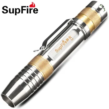

Professional Supfire S8 LED Flashlight CREE Q5 Torch Flashlight IP67 Waterproof Light by 18650 Battery for Jade Dedicated