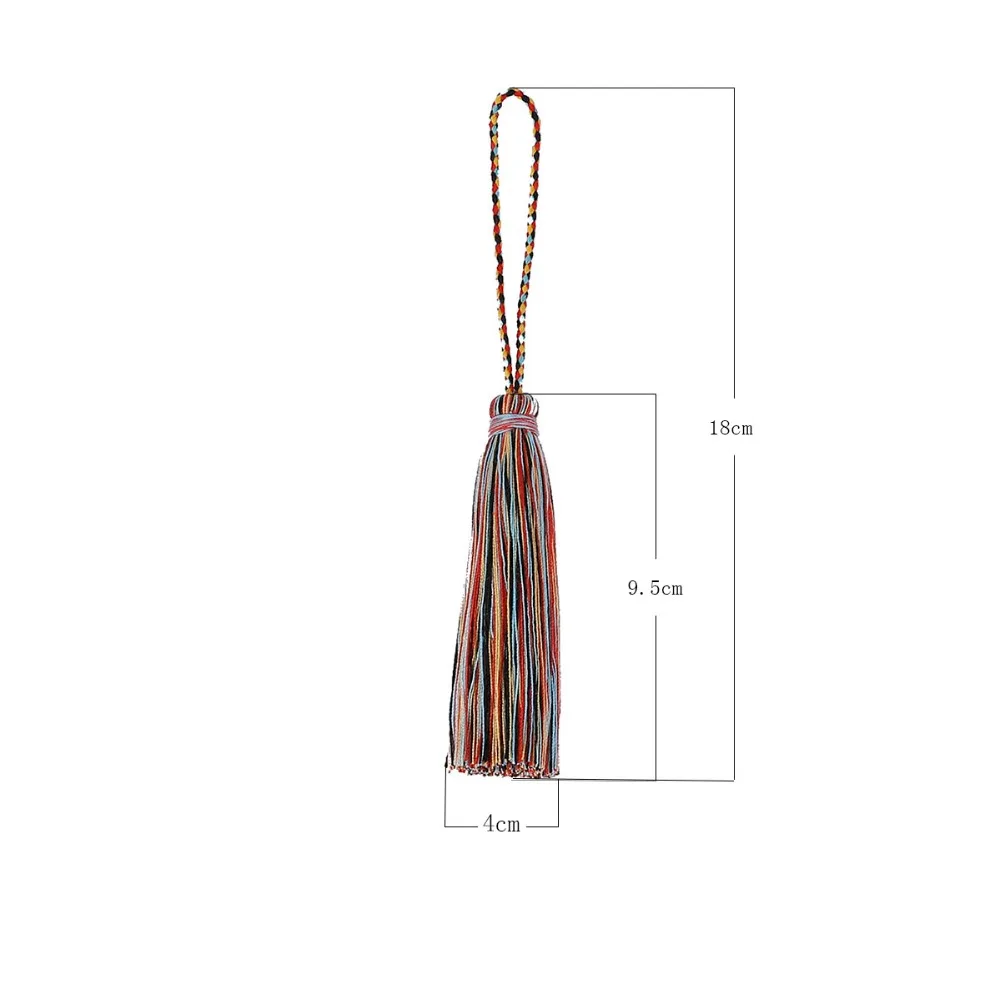 1 шт. 18 см Длинная кисточка, бахрома, хлопковые кисточки, diy аксессуары, бахрома для штор, крафт кисточки, бахрома отделка