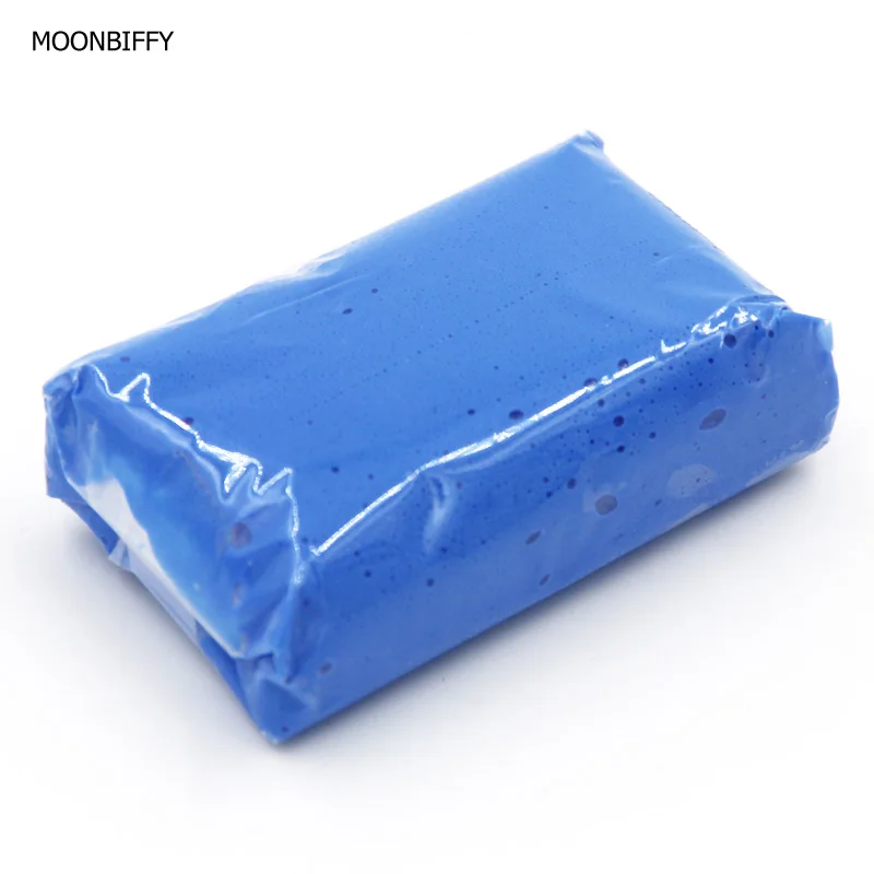 Moonbiffy 1 шт. автомобиль грузовик чистая глина Бар Авто Детализация Очиститель шайба автомобиля синий 100 г - изображение