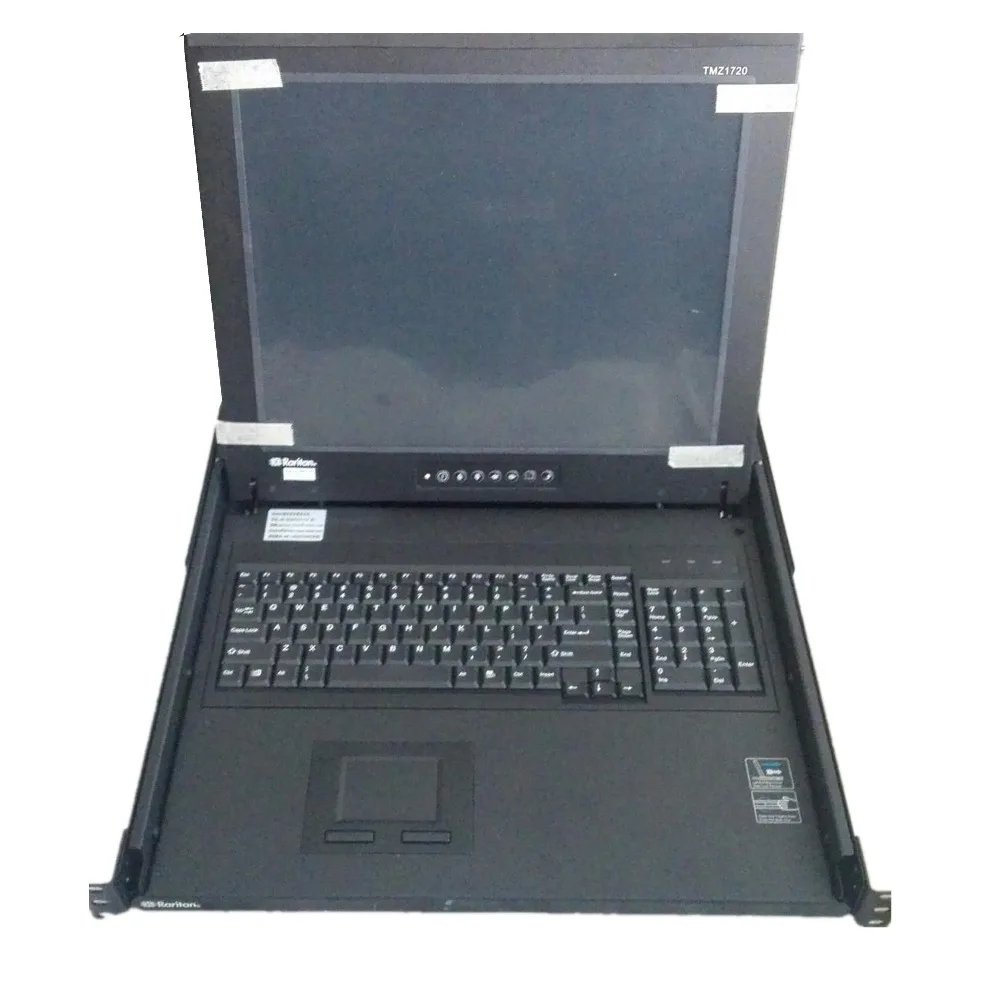 TMZ1720, Raritan KVM, 1U Rack Mount коммутационное устройство, 1" TFT lcd, клавиатура, тачпад, 4 в 1, поддержка DC power input
