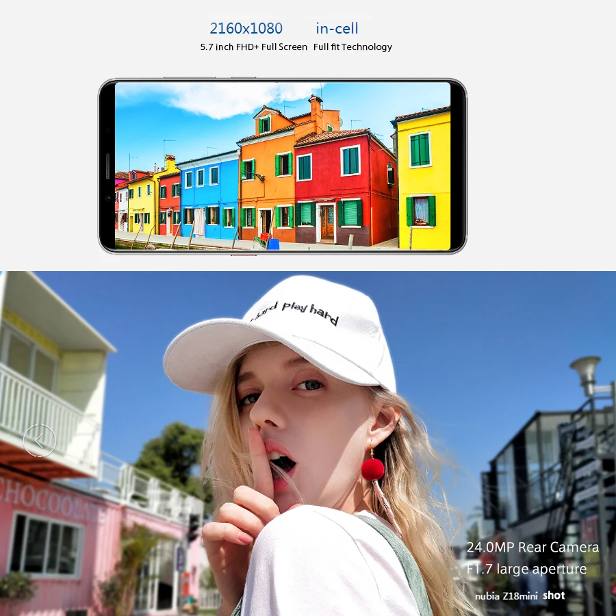 Оригинальный zte Нубия Z18 мини LTE мобильный телефон 5 7 &quot6 ГБ Оперативная память 128