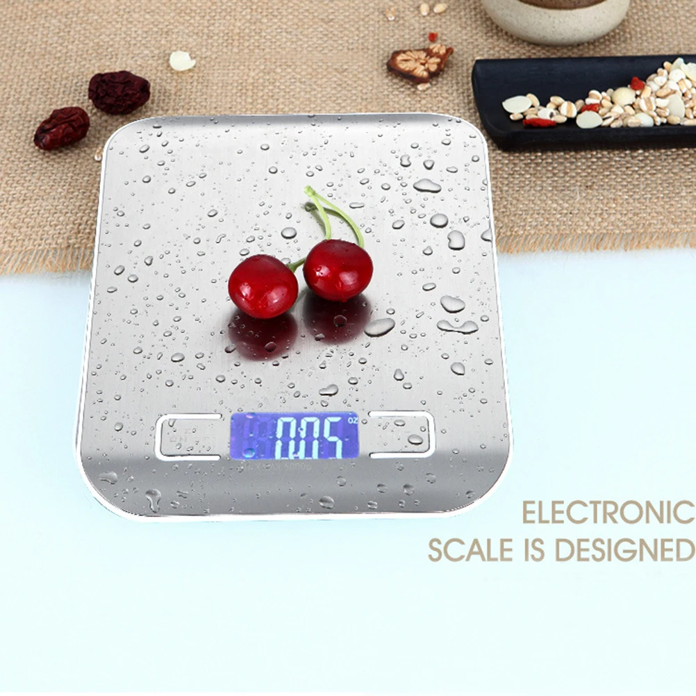 

Food High Precision Digital Scale with LCD Display Auto-tare Weight Scale with Tray Electronic Kitchen Scale in Pounds and Grams