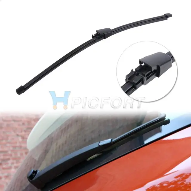 2012 tiguan rear wiper blade size