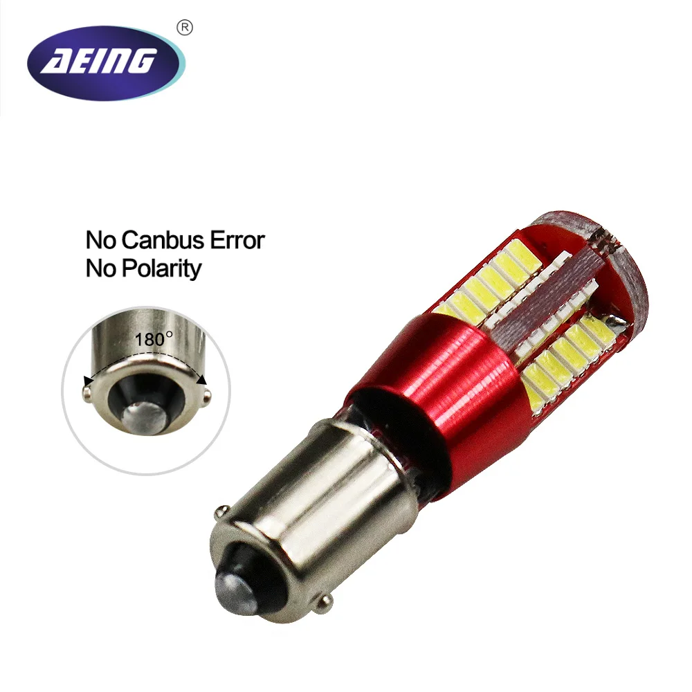 Aeing 1 шт. T11 T4W W6W H6W BA9S 3014 57SMD Canbus светодио дный ошибок светодио дный Клин двери узнать свет лампы xenno белый красные, синие