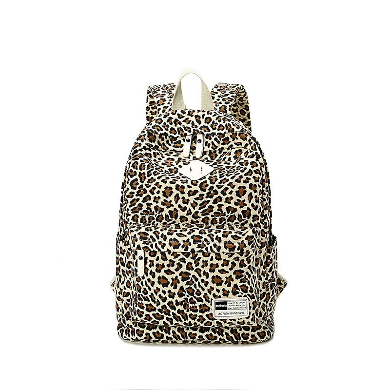 AUGUR женский рюкзак для девочек, парусиновый рюкзак с леопардом, школьный рюкзак для девочек, mochila escolar feminina