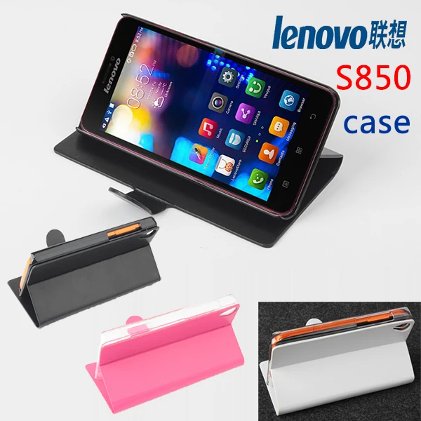 

Luxury Retro Leather Case for Lenovo S850 Flip Vintage Phone Cases with Wallet Holder Card Solt for Lenovo S850 Cover