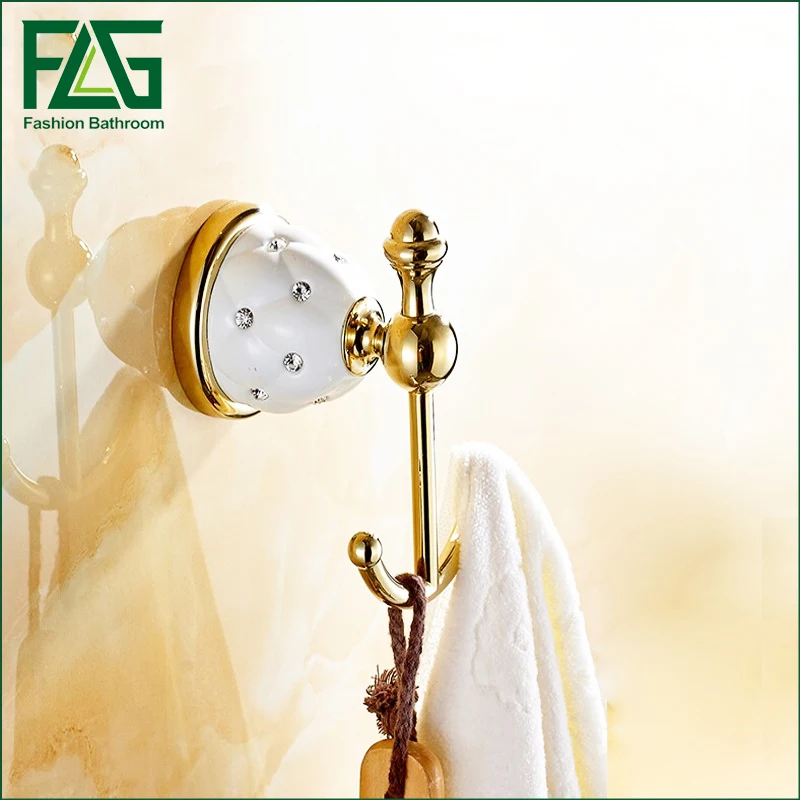 

Crystal Metal Robe Hooks