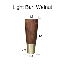 1 шт. мебель из натуральной древесины ножки твердая резина, дерево стол Шкаф ноги железные болты