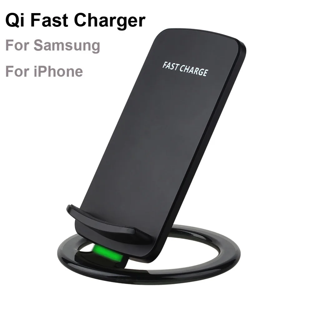 Phone Fast Charger Qi Wireless Charging Stand Dock For