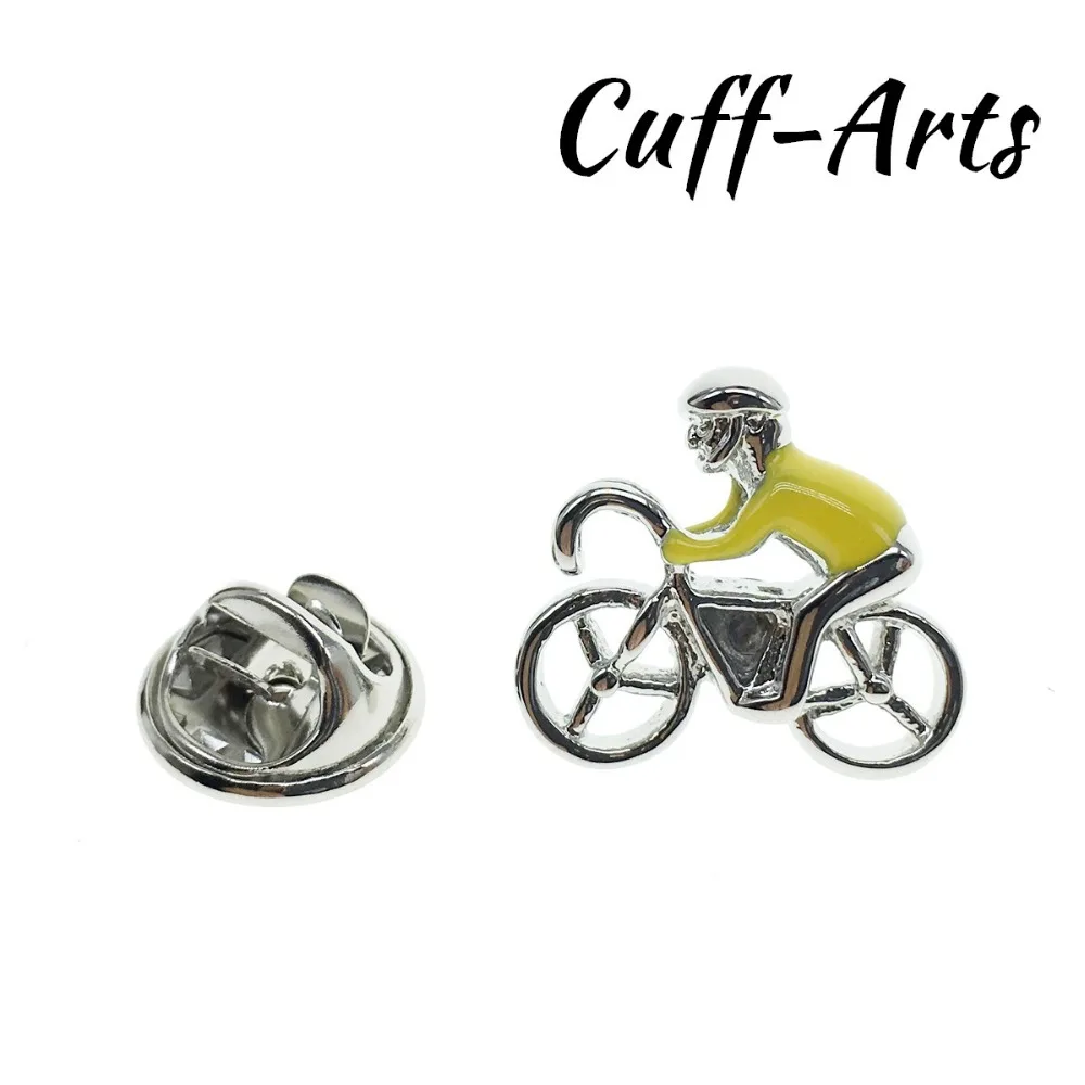 

Cuffarts Lapel Pin Yellow Racing Bike, Tour De France styled Lapel Pin Badge Brooch Hijab Pin Enamel Pin Broche Pusheen P10083