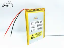 Li-po полимерная батарея для планшета 3,7 V 3000 mAH 3070105 полимерная литий-ионная/литий-ионная батарея для планшетных ПК батарея