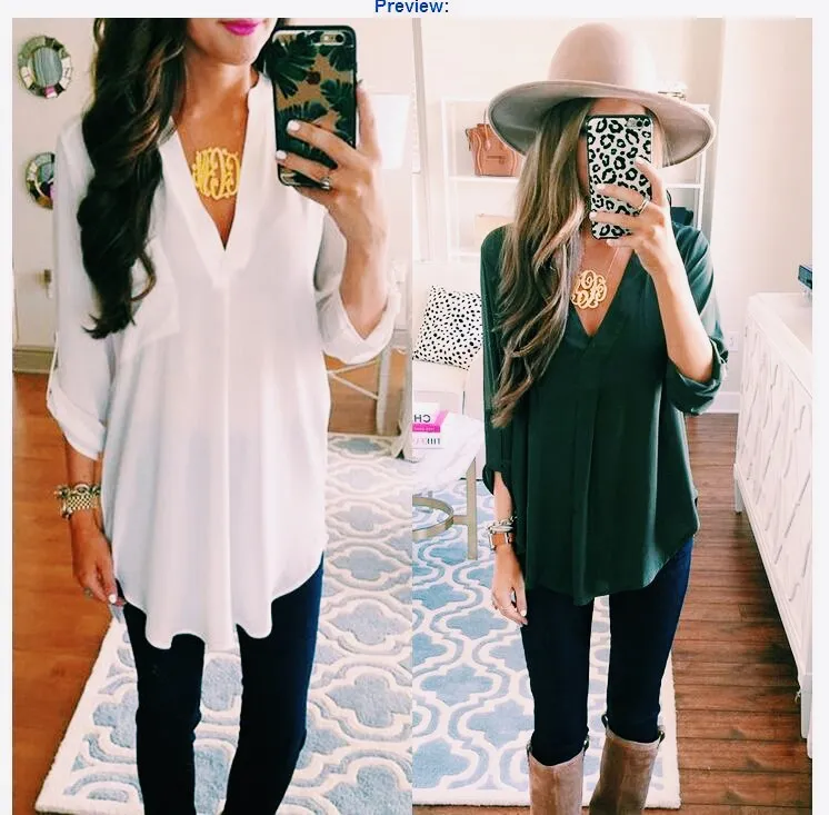 

Maternity Clothes Chiffon Blouse For Pregnant Women Spring White Shirts Loose Tops Solid Color Tee Clothes Pregnancy Clothing