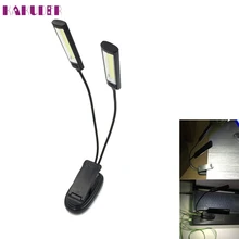 Dropshiping Adjustable 2xCOB Flexible Clip Light Outdoor BBQ Lamp Reading Light Super Bright1.25