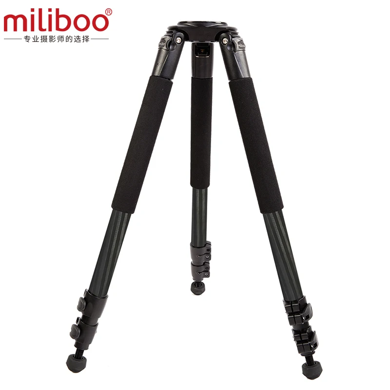 

miliboo MTT701B without head Carbon Fiber Tripod Stand for Professional DSLR Camera Load 25 kg Max Height 160.5cm/62.5"
