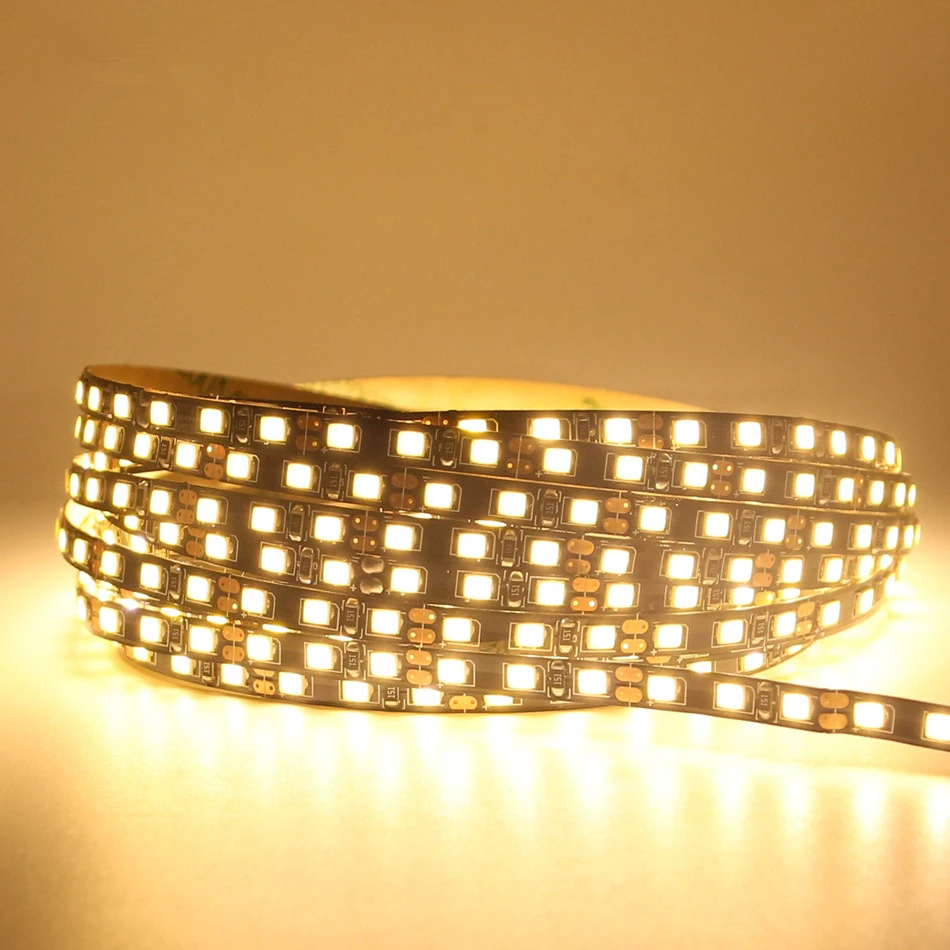 DC 12 V 2835 SMD Светодиодная лента 5 M 600 светодиодный не водонепроницаемый гибкий Tira