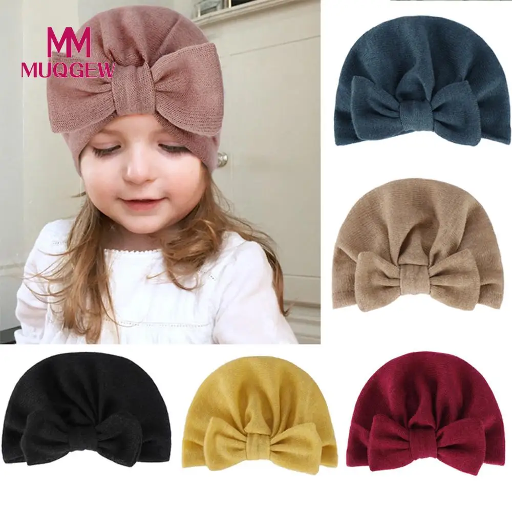 

Kids Girl Boy Baby Infant Winter Warm Crochet Knit Hat Lovely Bowknot Beanie Cap For Boys Girls Kids Newborn Beanie Cute #EW