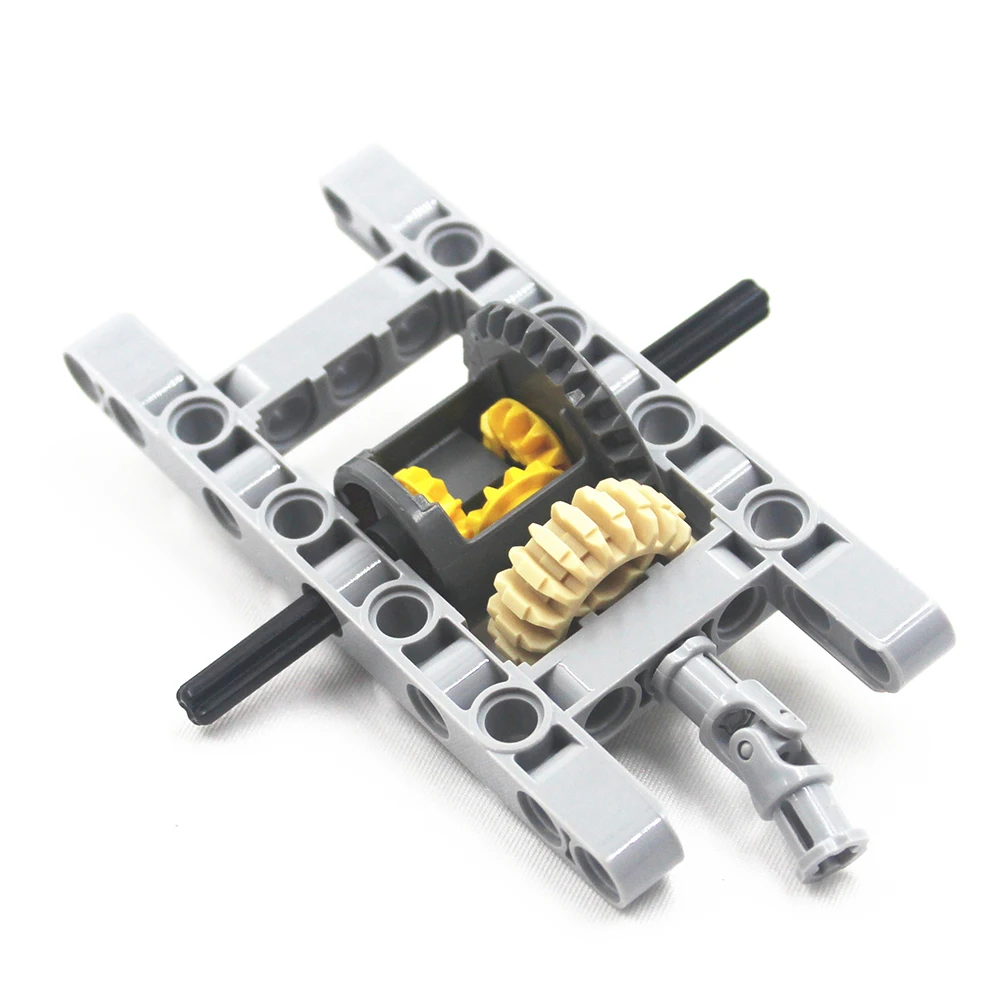 MOC blocks Technic Parts 1SET Technic FRAMED DIFFERENTIAL GEAR SET Kit Pack Chassis Part Chassis Part Compatible With Lego