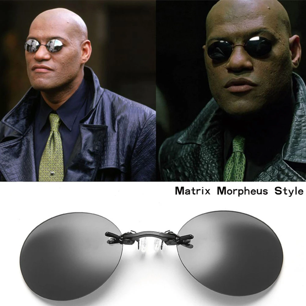 Design Sonnenbrille Herren Rahmenlos Mini Polarisiert Morpheus Matrix UV 400 TOP