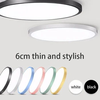 

LED Flush Mount Ceiling Light Modern Cool White Round Fixture Kitchen Hallway Bathroom Stairwell For Living Room Bedroom