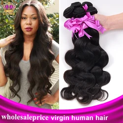 

6A Peruvian Virgin Hair Body Wave 4Bundles Peruvian Body Wave Hair Weaves Rosa Hair Products No Tangle Human Hair Extensions