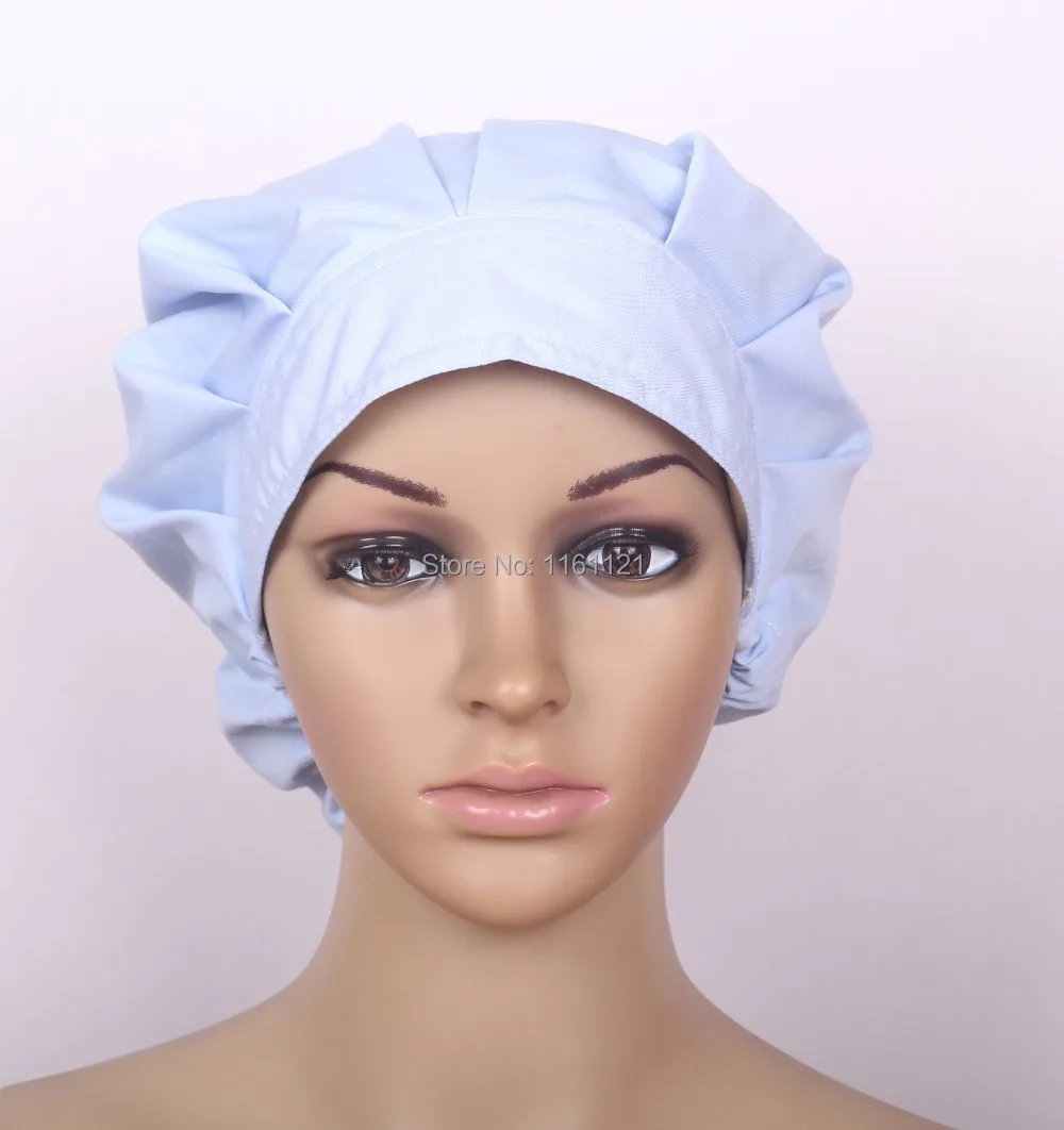 Распродажа, настоящая женская тканая Больничная печать, хлопковая хирургическая Кепка s Doctors и шапка для медработника, длинные волосы, шляпа