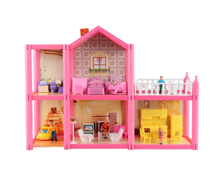 plastic doll houses