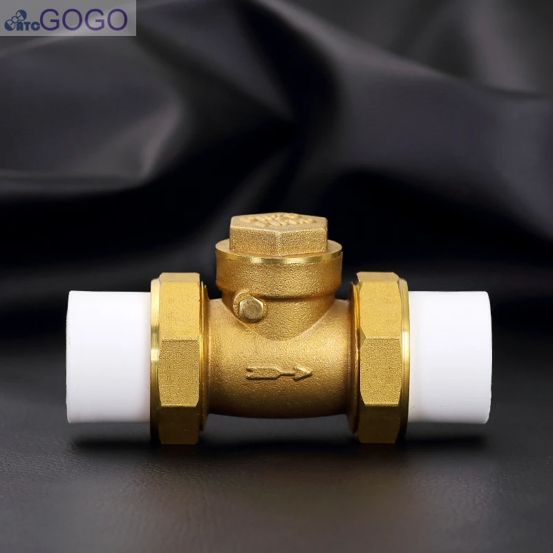 manufacturers supply DN20 3/4 inch PPR check valve copper ppr