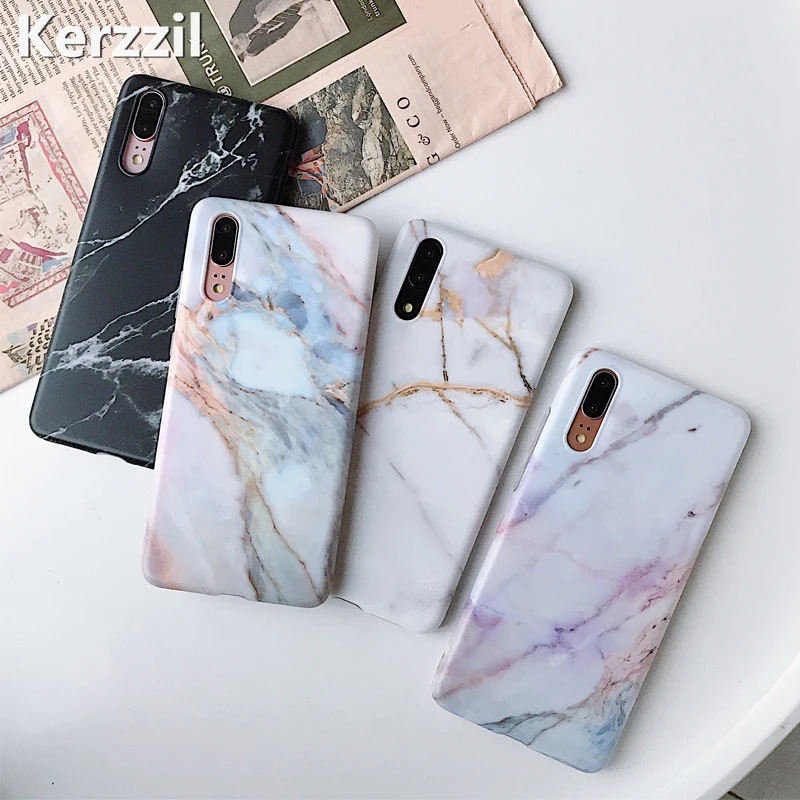 Чехол TRODINO с мраморным камнем для Huawei Mate 20 P30 P20 Lite Pro матовые Мягкие силиконовые