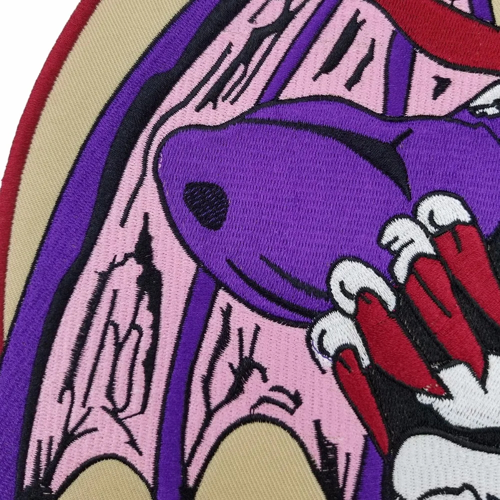 DESTROYERS MUNICH custom free shipping biker motorcycle rider vest back patch Iron-on Embroidery patch DIY cheap price (3)