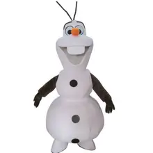 Olaf mascot costumes Fancy Party Dress Adult Size