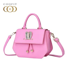 Coofit повседневная женская сумочка с блеском Bunny Ears искусственная кожа crossbody сумки повелительница Девушки заклепки сумка для женские