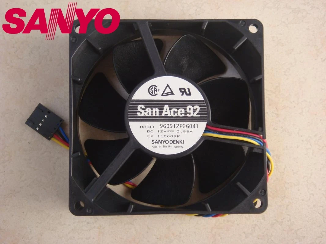 1pcs 9G0912P2G041 12V 0.88A 9032 90mm 90*90*32mm server cooling fan | Компьютеры и офис
