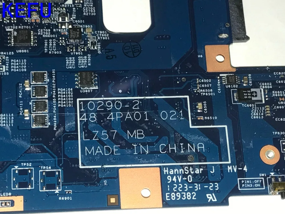 Материнская плата KEFU для ноутбука бесплатная доставка 48 4pa01. 021 LZ57 MB Lenovo V570 ноутбук