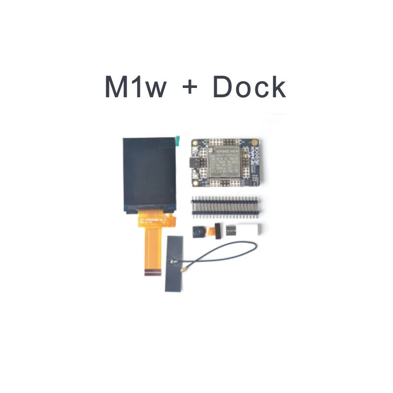 1 комплект Sipeed M1w Dock макетная плата+ 2,4 дюймов 320*240 ЖК-экран+ OV2640 комплект для камеры