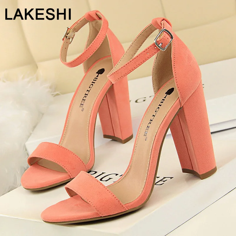 Bigtree Shoes Fashion High Heels Women Pumps Sexy Ladies Shoes Classic Pumps Woman Sandals Thick Heels Women Shoes Wedding Shoes