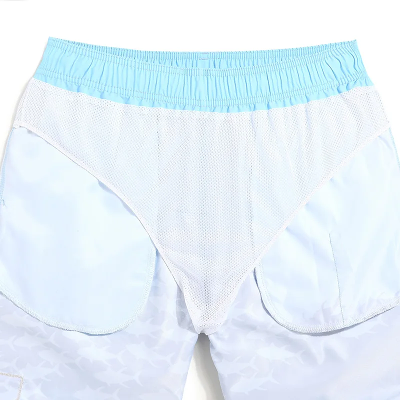 Billig Board shorts men boardshort laufen surfen lose gefüttert herren bade plus größe Geometrische muster strand surf jogger elastische