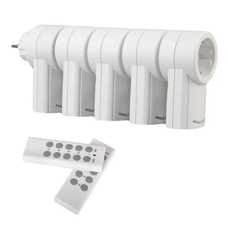 EU Smart Socket Remote Control Power Outlet 433mhz wireless Light Switch Plug Smart Home Mains EU Plug Support Broadlink RM4 Pro