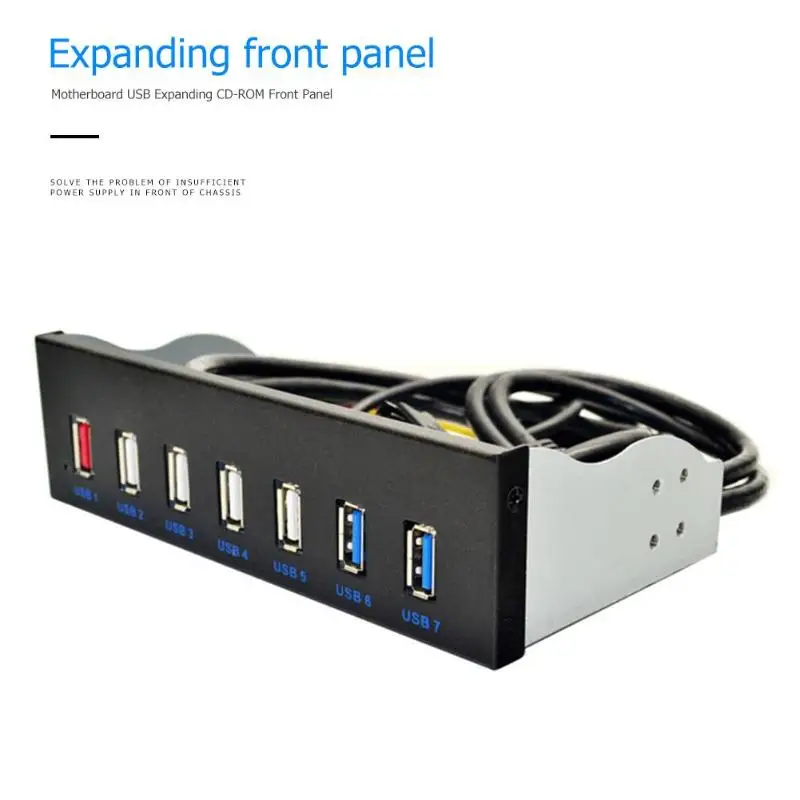 5 25 &quotконцентратор 19 Pin к 2 USB 3 0 4 BC1.2 оптический привод Передняя панель|Платы