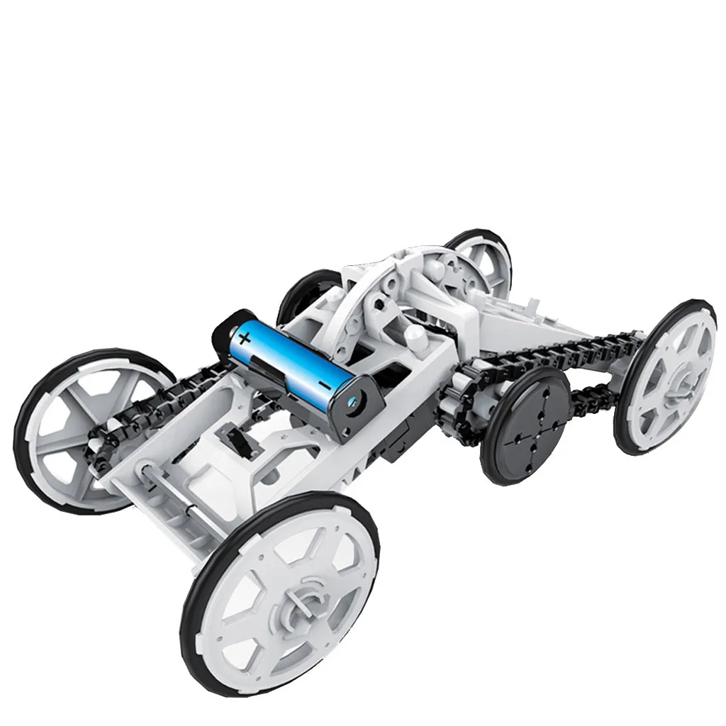 Набор для сборки четырехколесный приводной игрушечный автомобиль DIY подвижная автомобильная схема здания