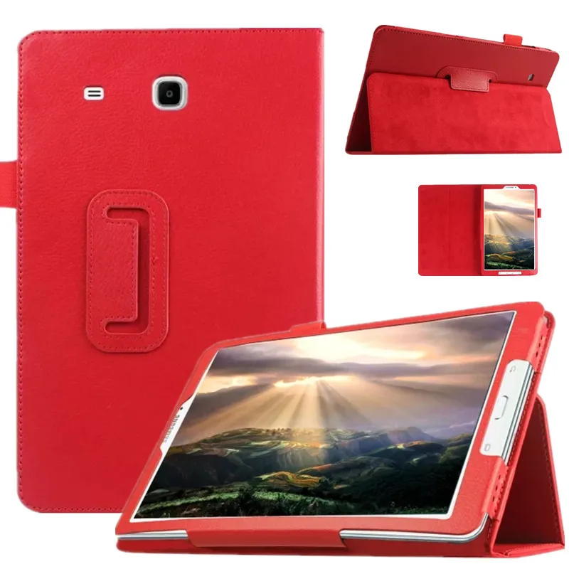 

Smart PU Leather Stand Cover For Samsung Galaxy Tab E 9.6 T560 T561 Tablet Case Tablette Stands Folio Slim Protective Shell