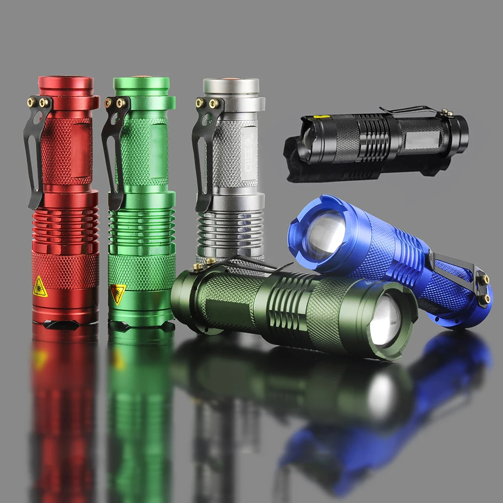 

2019 New Powerful XPE Led Flashlight 3 Modes Mini Portable Torch Small Penlight Flash Light Hunting Powered By AA/14500 Battery