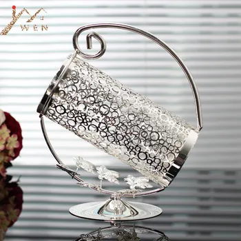 

Top rated silver plated wine shelf, metal wine rack, free shipping wine holder for 750ml wine bottle