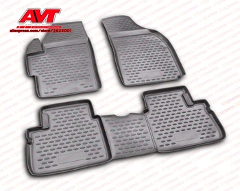 

Floor mats for Daewoo Matiz 2005- 4 pcs rubber rugs non slip rubber interior car styling accessories